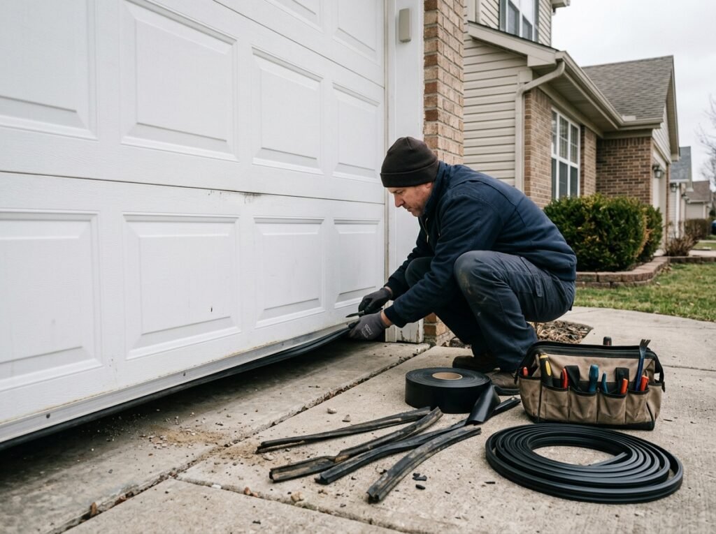Garage Door Weather Stripping Replacement Services