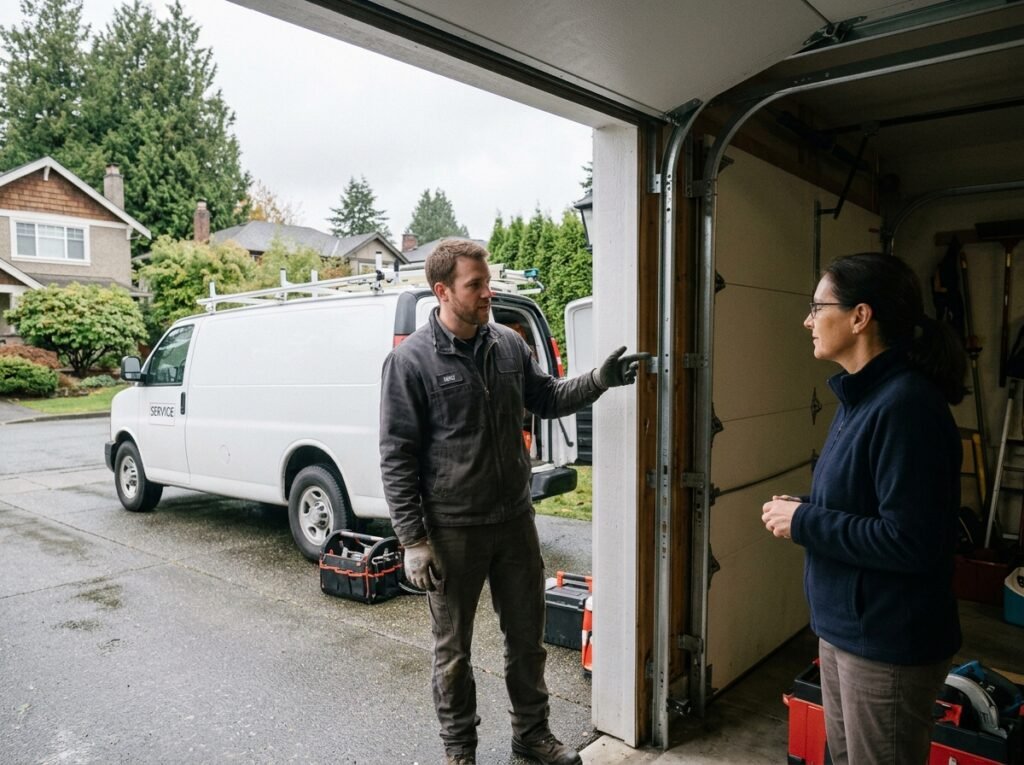 Garage Door Track Repair Services Vancouver BC